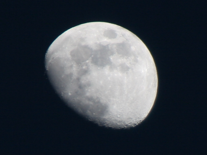 Moon nearly full