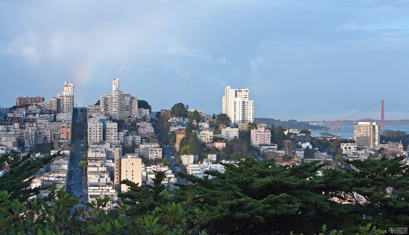 Rainbow over Russian Hill