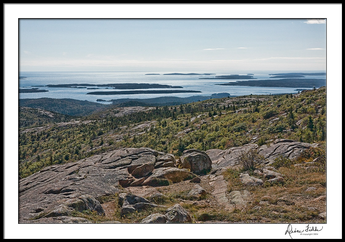 Cranberry Islands from Cadillac Mountain