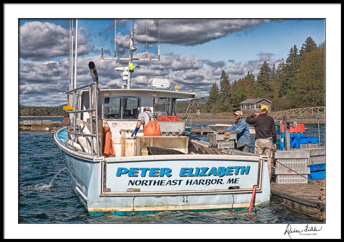 Lobstering on Islesford