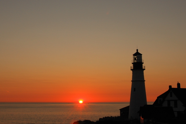 DSC00492.jpg PORTLAND HEAD LIGHT LIGHTHOUSES DAWN by donald verger october 3