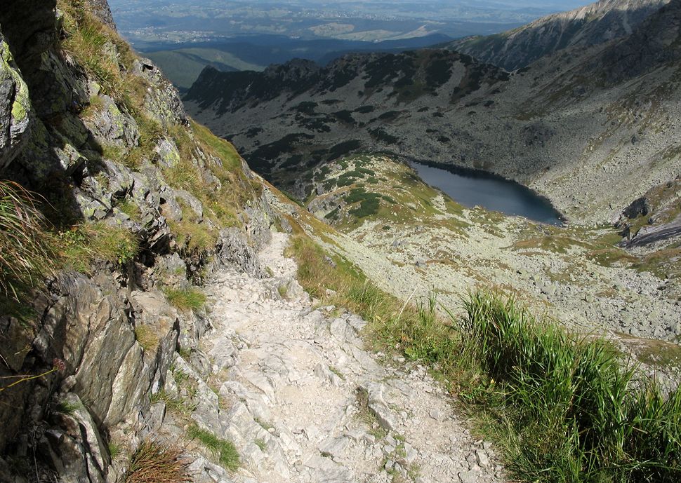 Descent from Prz. Świnicka