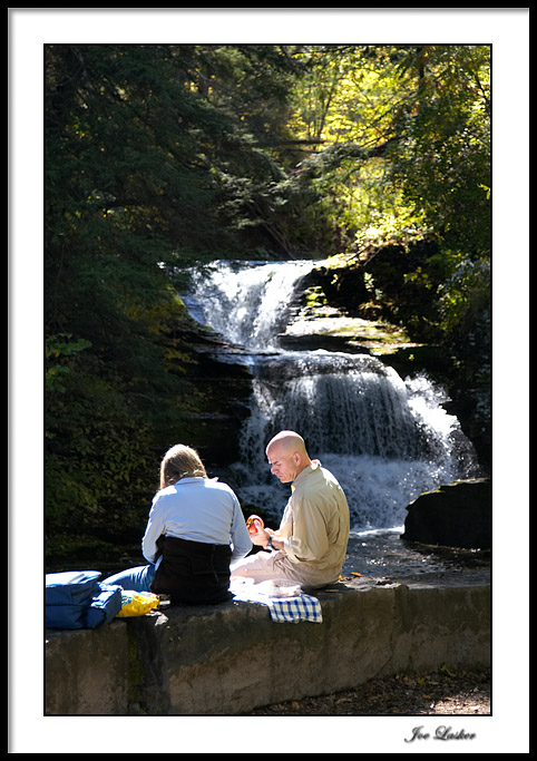 A couple in the park