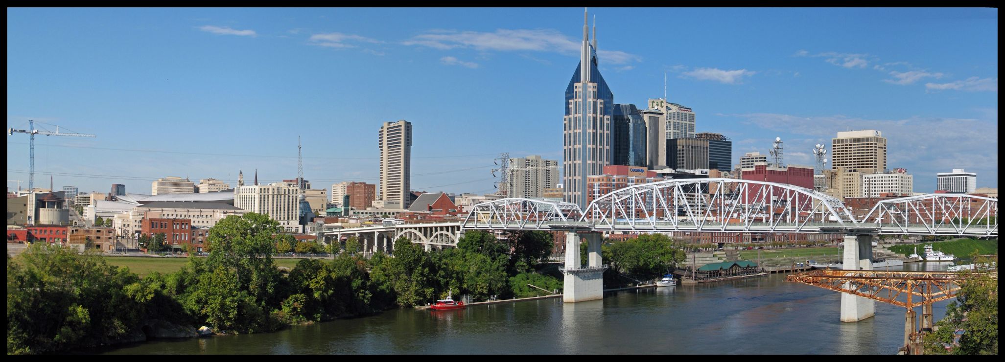 Nashville from the Gateway Bridge