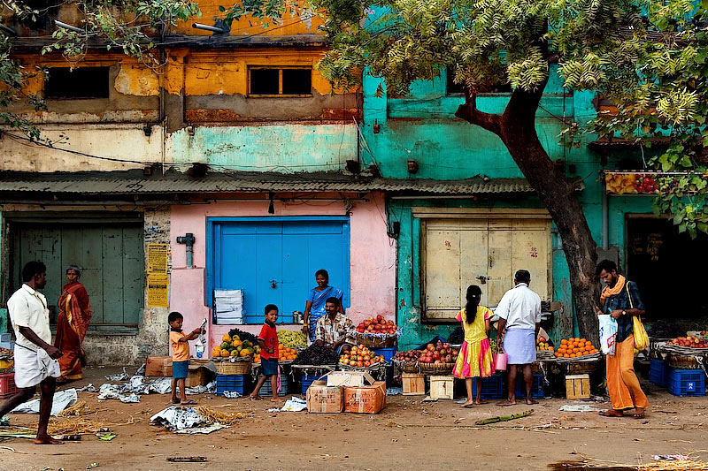 A City Streetscape