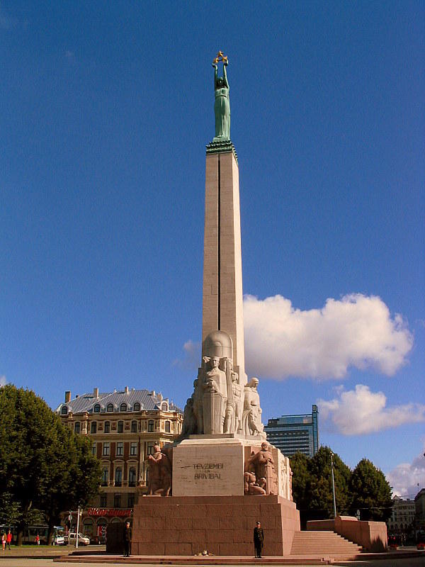 The Freedom Monument, Riga