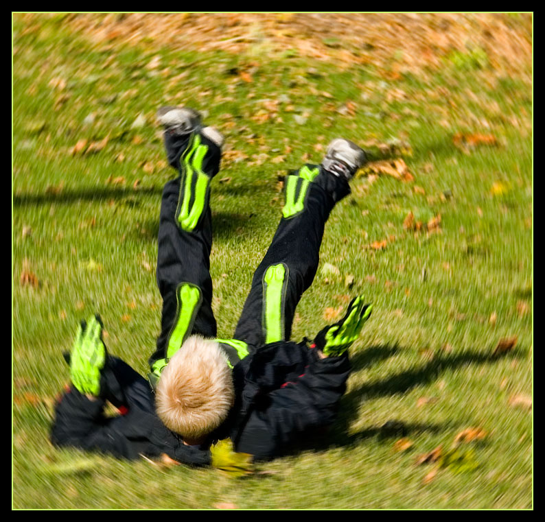somersaulting skeleton