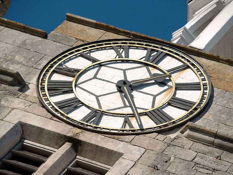 Church Clock by Bruce Clarke