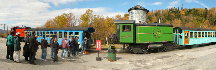 cog railway, mt. washington, nh