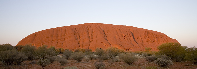 Uluru (Ayres Rock) at sunrise