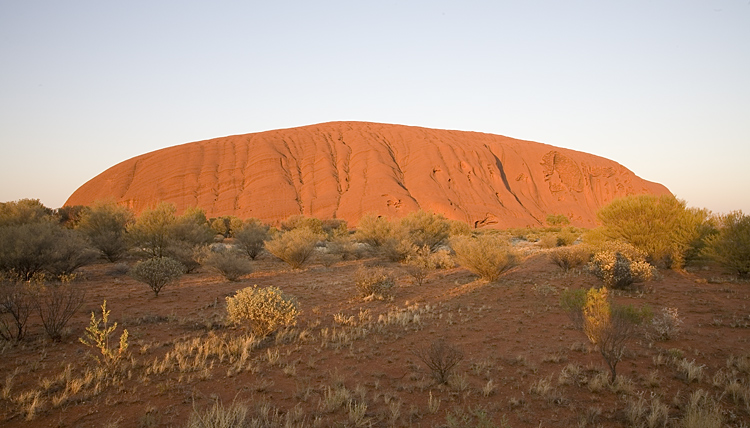 Uluru (Ayres Rock) at sunrise