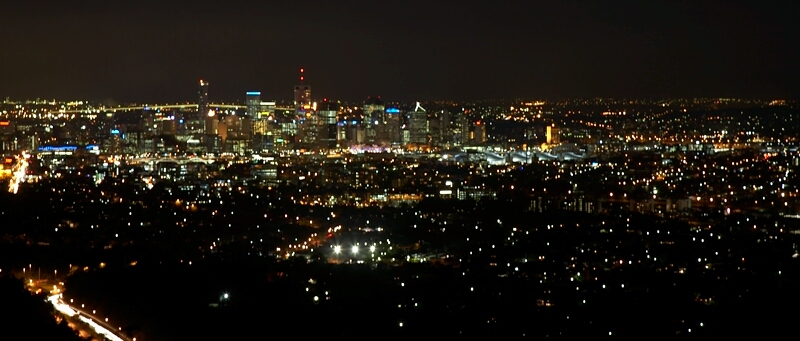 Brisbane at night