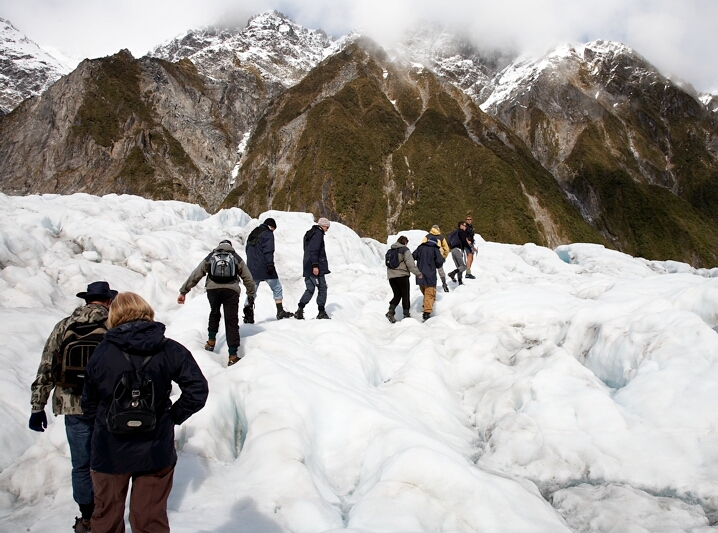 On the glacier