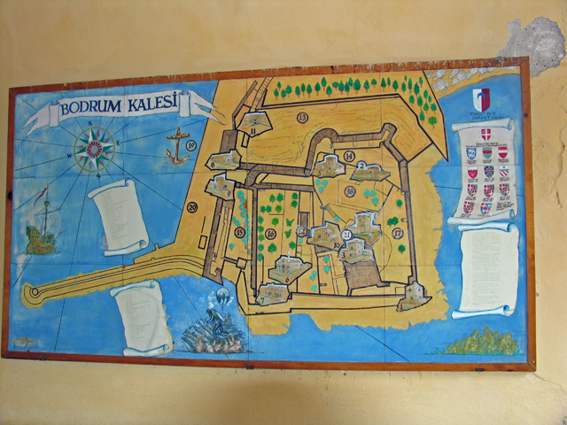 A map of the Castle