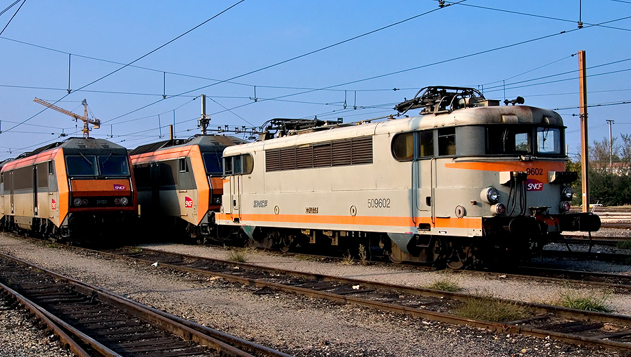 Still surviving (!), the BB9602 resting at Avignon depot.