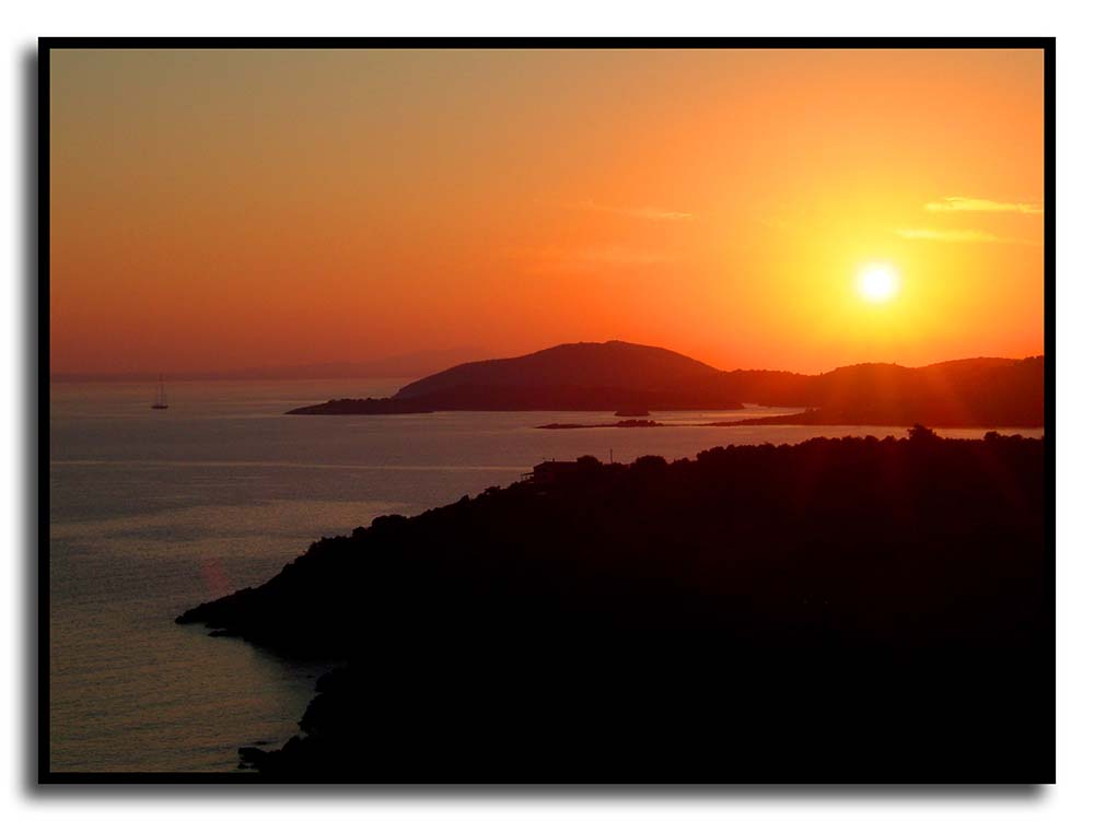 Abendstimmung bei Agia Paraskevi