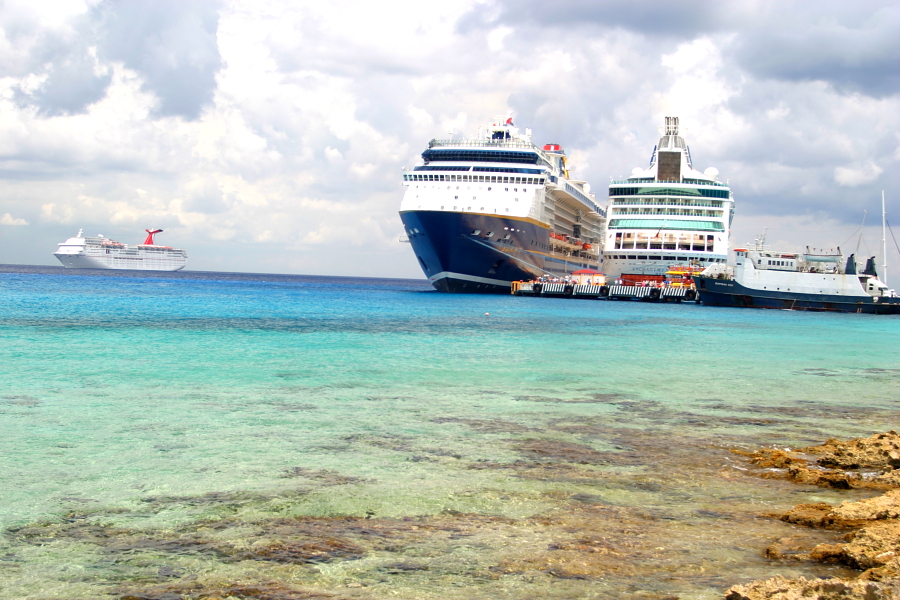 CELEBRITY SUMMITT (2001) & ENCHANTMENT OF THE SEAS (RCI) Cozumel, Mexico