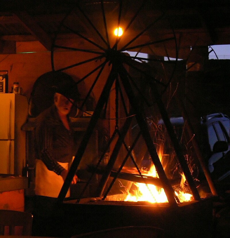The Swinging Grill At Mexican Hat,.Utah