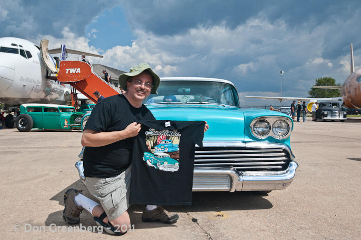 Me, the Event TShirt, and the Car on the TShirt