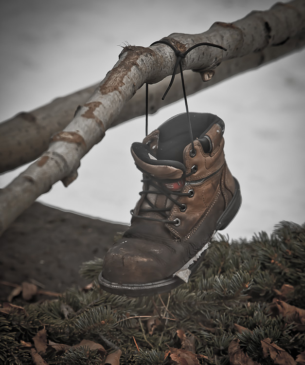 Random boot in otters enclosure?