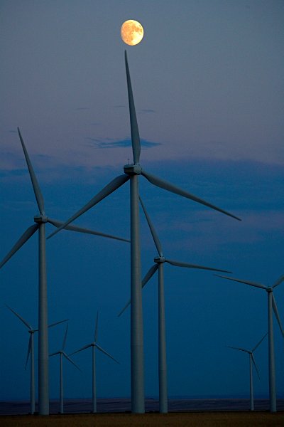 Wind turbines (Invenergy) Judith Gap, Montana