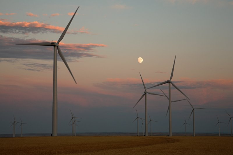 Wind turbines (Invenergy) Judith Gap, Montana