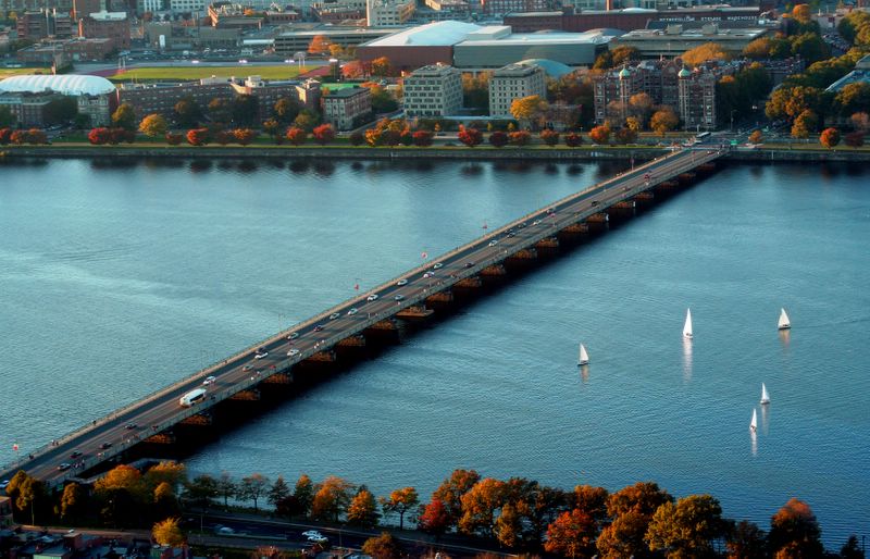 Harvard Bridge, Autumn Evening