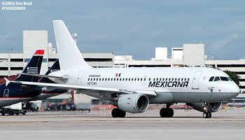 Mexicana A319-112 N872MX airliner aviation stock photo #2863