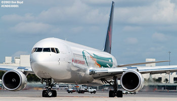 Air Canada B767-38E/ER C-GBZR airliner aviation stock photo #2830