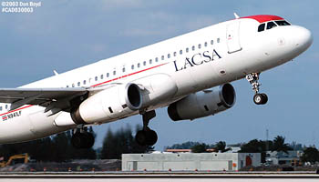 LACSA A320-233 N941LF airliner aviation stock photo #2977