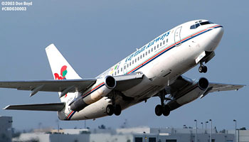 Cayman Airways B737-205(A) VP-CAL airliner aviation stock photo #2989