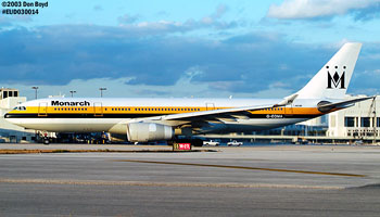Monarch A330-243 G-EOMA airliner aviation stock photo #2778