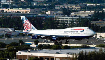 British B747-436 G-CIVA airliner aviation stock photo #3149