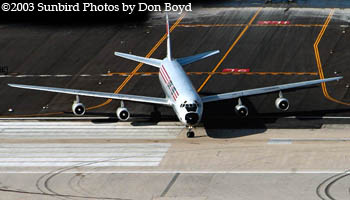 Airborne Express DC8 freighter aviation stock photo #3110