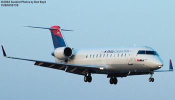 Delta Connection (Skywest) CL-600-2B19 N493SW airline aviation stock photo #5353