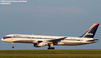 Delta Airlines B757-232 N615DL airline aviation stock photo #6189