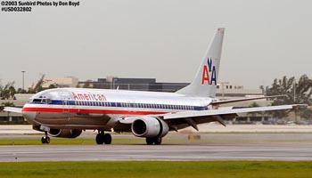 American Airlines B737-823 N939AN, First Flight for MIA's Runway 8 aviation stock photo #6633