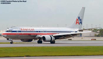 American Airlines B737-823 N939AN, First Flight for MIA's Runway 8 airliner aviation stock photo #6634