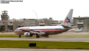 American Airlines B737-823 N939AN, First Flight for MIA's Runway 8 aviation stock photo #6636