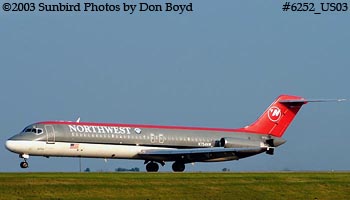 Northwest Airlines DC9-41 N754NW aviation stock photo #6252_US03