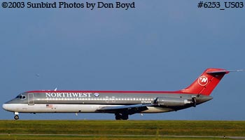 Northwest Airlines DC9-41 N754NW airline aviation stock photo #6253_US03
