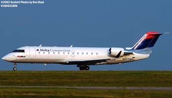 Delta Connection (Skywest) CL-600-2B19 N757SW airline aviation stock photo #6261