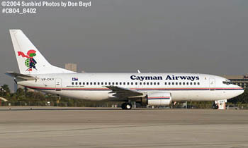 Cayman B737-3Q8 VP-CKY airliner aviation stock photo #8402