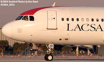 Lacsa A320-233 N991LR airliner aviation stock photo #8411