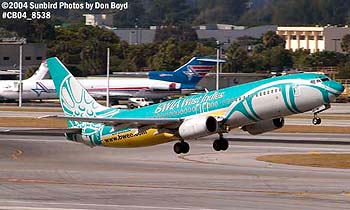 BWIA B737-8Q8 9Y-BGI airliner aviation stock photo #8538