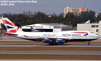 British B747-436 G-BNLA Dreamflight airliner aviation stock photo #8552