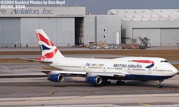 British B747-436 G-BNLA Dreamflight airliner aviation stock photo #8556