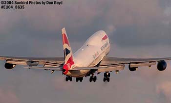 British B747-436 G-BNLA Dreamflight airliner aviation stock photo #8635