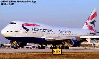 British B747-436 G-BNLA Dreamflight airliner aviation stock photo #8433