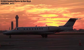 Kederike Pine Island LLC's Lear 45 N426FX sunset corporate aviation stock photo #8471